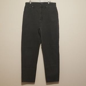 Vintage black denim jeans
